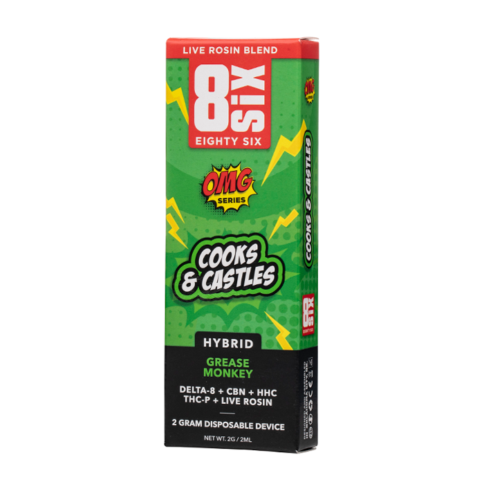 Eighty Six Live Rosin Blend OMG Series Disposable 2G - Image 3