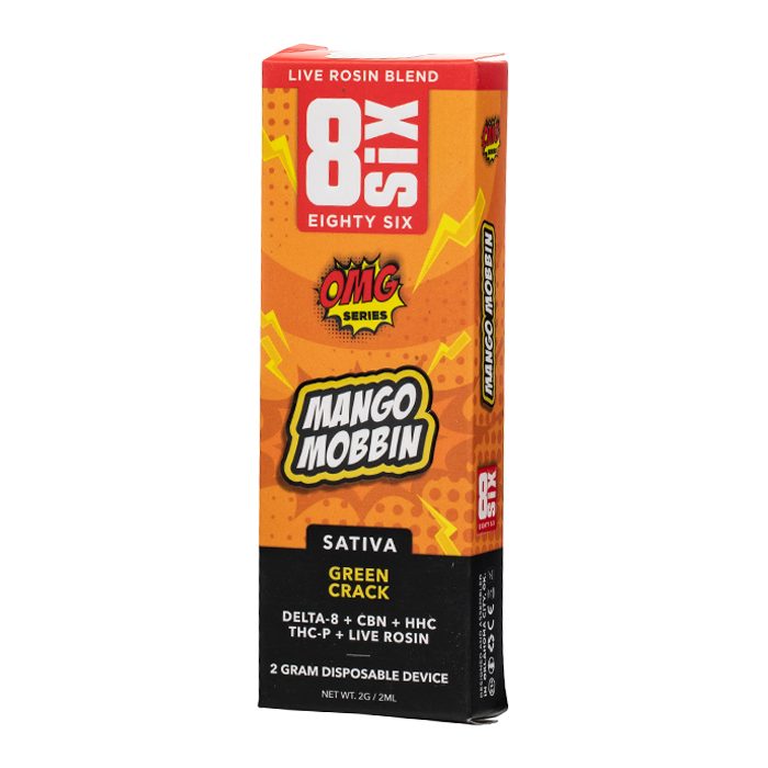 Eighty Six Live Rosin Blend OMG Series Disposable 2G - Image 4