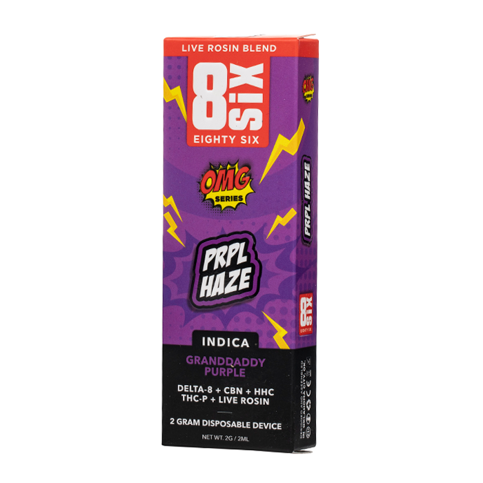 Eighty Six Live Rosin Blend OMG Series Disposable 2G - Image 5