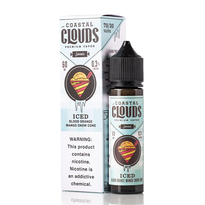 ICED Blood Orange Mango - Coastal Clouds Co. - 60mL - Image 4