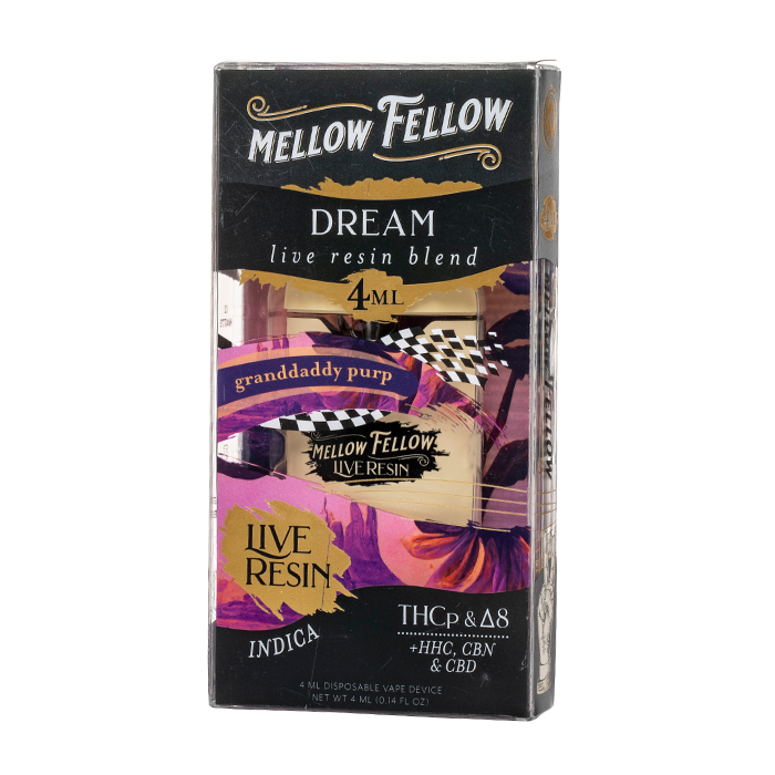 Mellow Fellow Dream Blend Live Resin Disposable 4G - Image 3