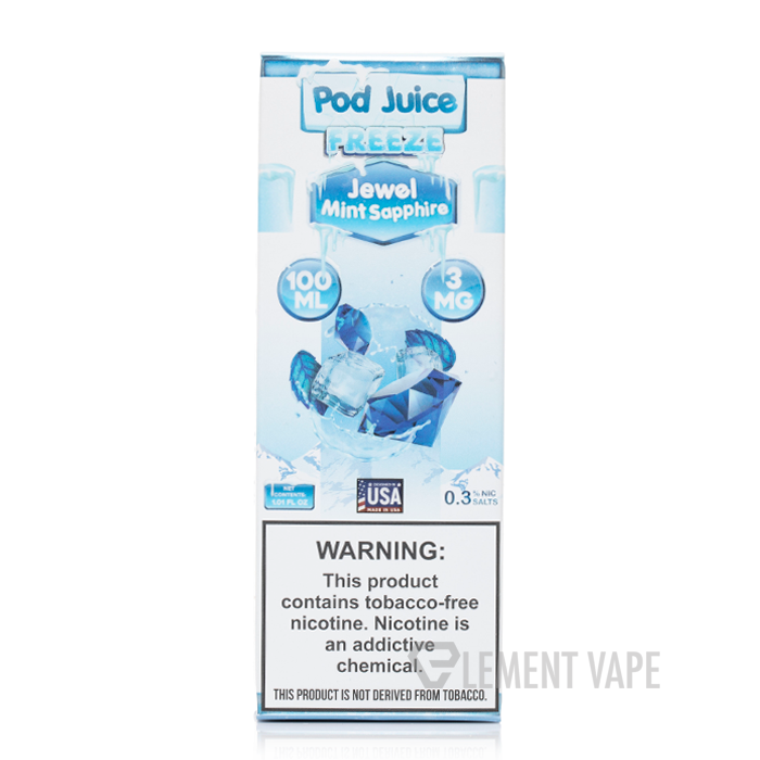 FREEZE Jewel Mint Sapphire - Pod Juice - 100mL - Image 3